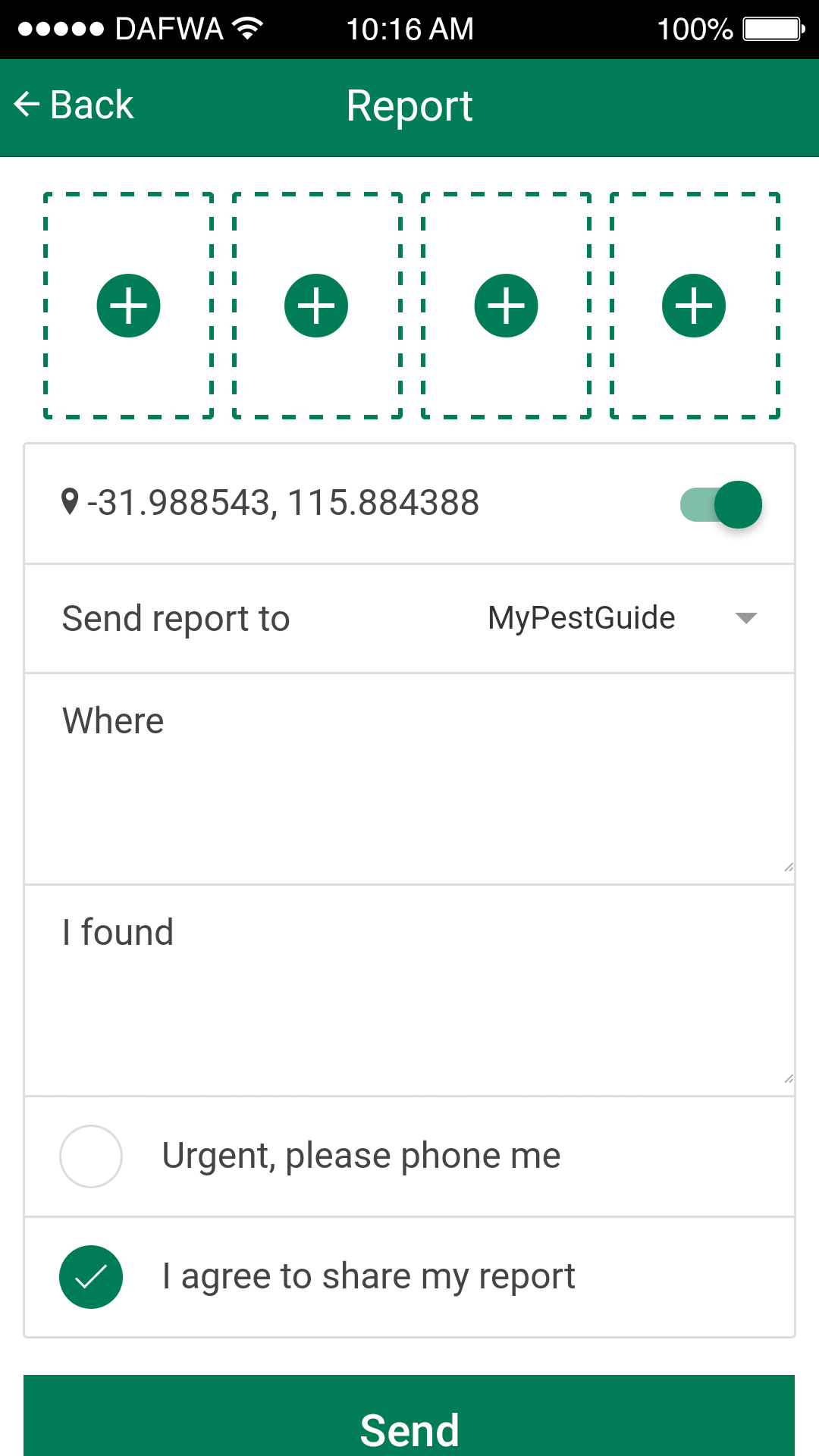 Reporter Screenshot